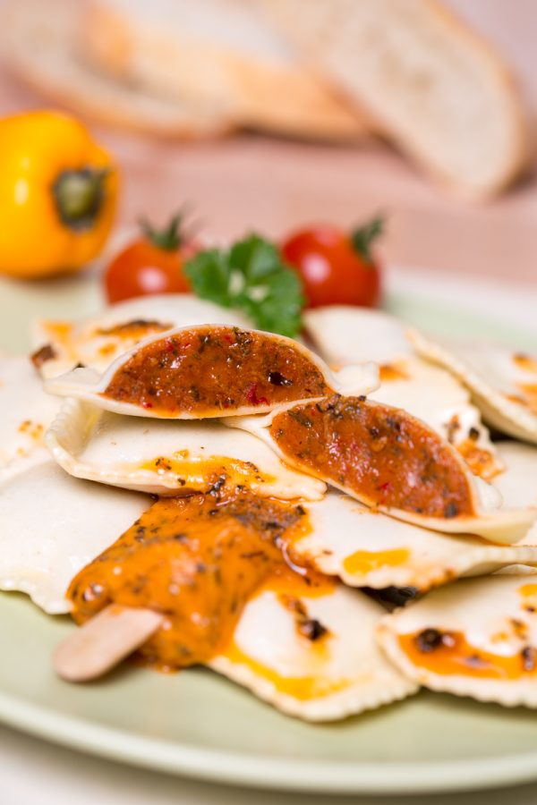 Sacchetti di pasta Pomodoro e Basilico